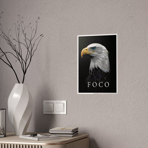 Eagle Focus Gloss Poster - Inspirational Wall Art for Home and Office