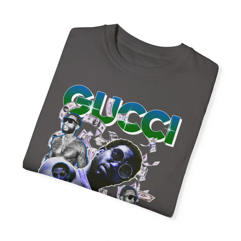 Unisex Garment-Dyed T-shirt - Gucci Mane Graphic Tee