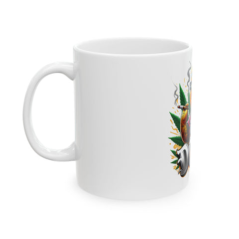 Dope Vibe Ceramic Mug - 11oz & 15oz, Perfect for Coffee Lovers & Cannabis Enthusiasts