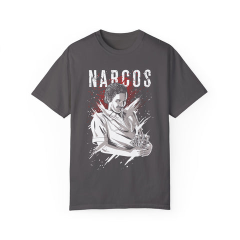Narcos-Themed Unisex Garment-Dyed T-Shirt for Fans