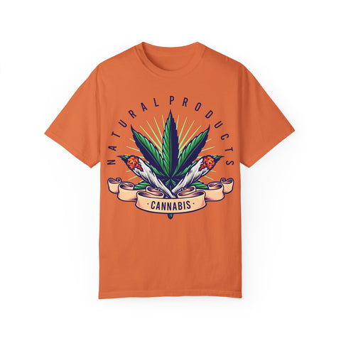 Cannabis Natural Products T-Shirt - Unisex Garment-Dyed Tee for Eco-Conscious Individuals