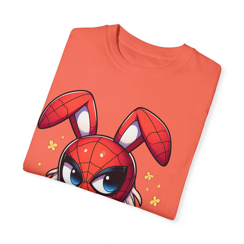 Easter Bunny Superhero T-Shirt - Unisex Garment-Dyed Tee