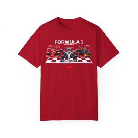 Formula 1 Racing Unisex Garment-Dyed T-Shirt