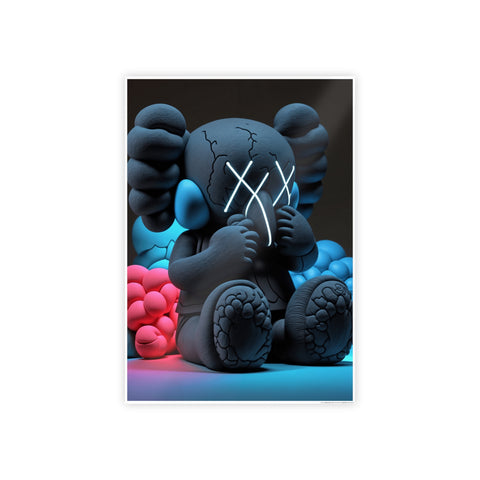 Modern Art Gloss Poster | Trendy Elephant Wall Art for Home Decor