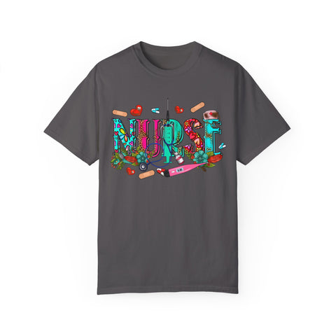Colorful Nurse Graphic Unisex T-shirt - Perfect Gift for Healthcare Heroes