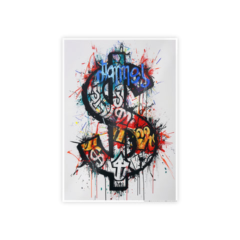 Urban Art Gloss Posters - Bold Graffiti Style Decor for Modern Spaces