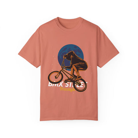BMX Style Freestyle Unisex Garment-Dyed T-Shirt