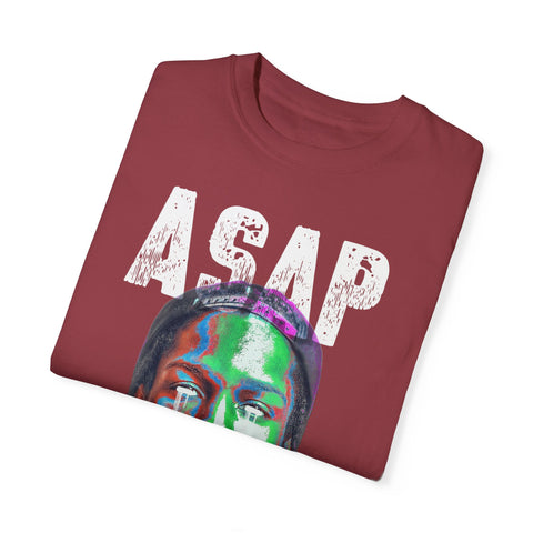 Unisex Garment-Dyed T-Shirt - Vibrant ASAP Graphic Tee