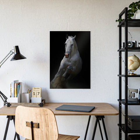 Elegant Horse Gloss Poster - Art Print for Home Décor