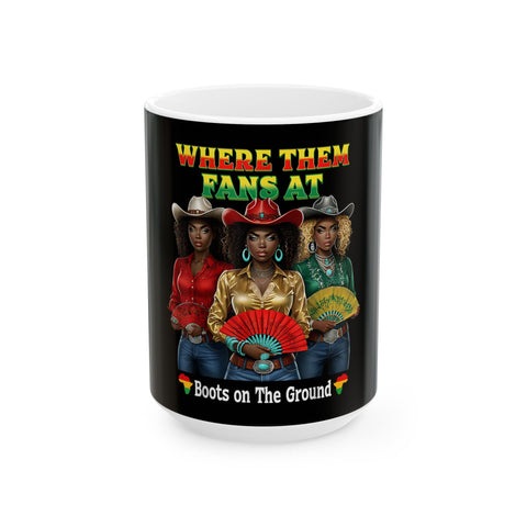 Western Themed Ceramic Mug - Perfect for Cowboy Lovers and Gifts