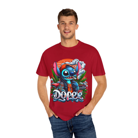 Dope Stitch Unisex Garment-Dyed T-Shirt | Vibrant Graphic Tee for Casual Style