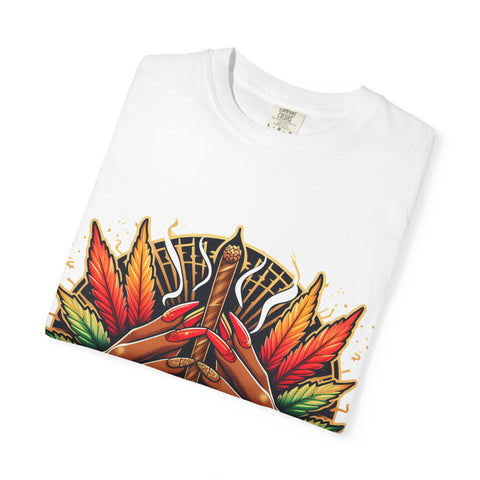 Bohemian Hand-Drawn T-Shirt for Nature Lovers