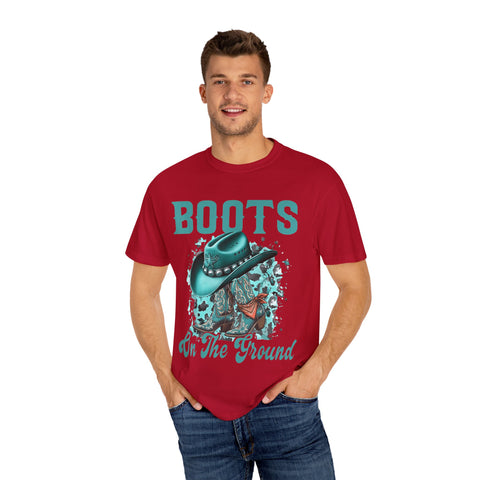 Cowboy Boots Graphic T-Shirt for Western Fashion Lovers