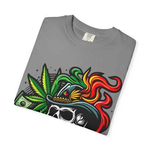 Skull & Smoke T-Shirt | Cool Unisex Graphic Tee for Music Lovers, Festival Wear, Street Style, Gift Idea, Vibrant Design