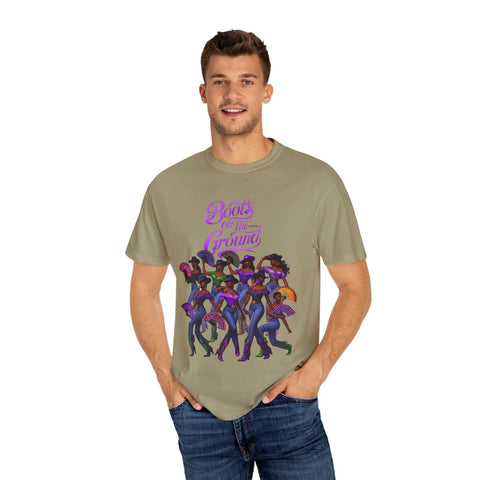 Empowering Women T-Shirt - Boots on the Ground Design - Unisex Garment-Dyed Tee