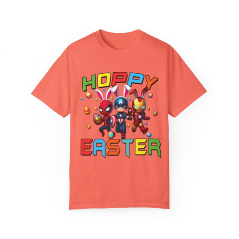 Hoppy Easter Unisex T-Shirt - Colorful Superhero Design