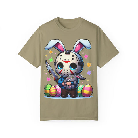 Cute Bunny Horror Unisex T-Shirt - Perfect for Easter Celebrations