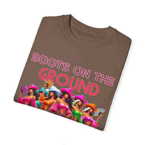 Boots on the Ground Unisex T-Shirt - Fun & Vibrant Graphic Tee for Fashion Lovers