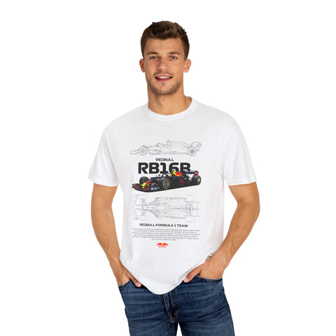 Unisex Garment-Dyed T-shirt - Red Bull Formula 1 Team Graphic Tee