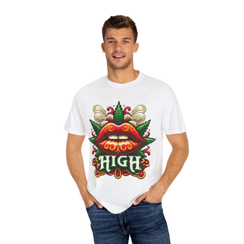 High Vibes Unisex Garment-Dyed T-Shirt