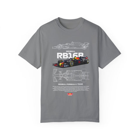 Red Bull Formula 1 RB16B Unisex T-Shirt - Garment-Dyed Racing Tee