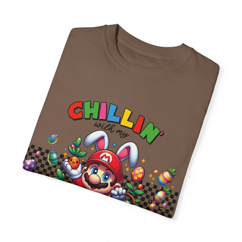 Chillin' with My Peeps Unisex T-Shirt - Fun & Colorful Graphic Tee for Easter Celebrations