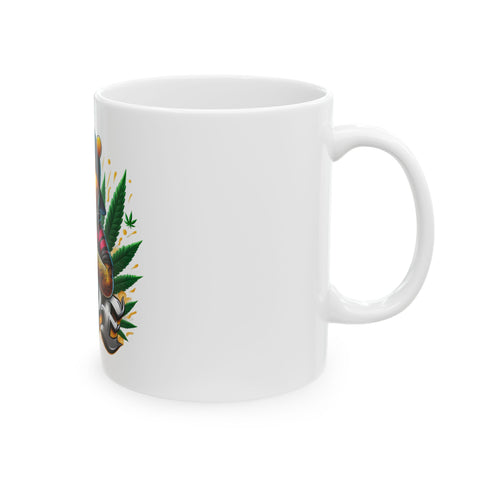 Dope Vibe Ceramic Mug - 11oz & 15oz, Perfect for Coffee Lovers & Cannabis Enthusiasts