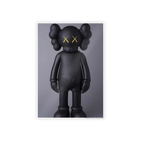 Contemporary Gloss Poster - Black Character Art for Modern Decor