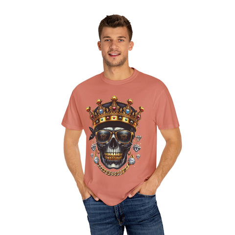 King Skull Graphic Unisex T-Shirt - Trendy Streetwear for Cool Casual Vibes
