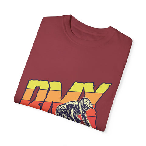 BMX Rider Unisex Garment-Dyed T-Shirt | Retro Cycling Style