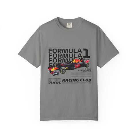 Racing Club Unisex Garment-Dyed T-Shirt - Formula 1 Graphic Tee