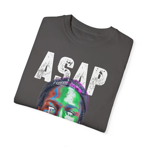 Unisex Garment-Dyed T-Shirt - Vibrant ASAP Graphic Tee
