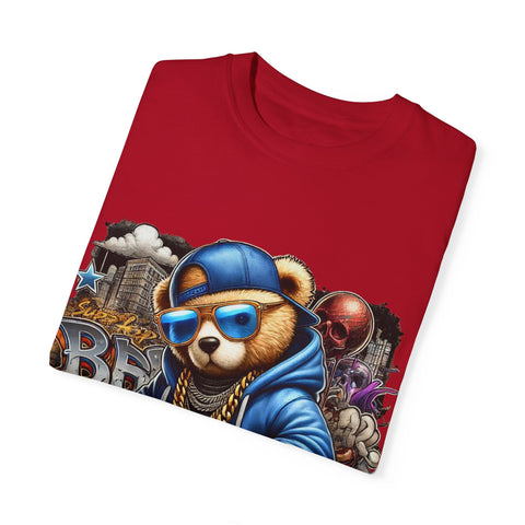 Street Art Bear Graphic T-Shirt - Cool Unisex Tee for Trendsetters