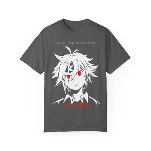 Anime-Inspired Unisex T-Shirt – 'You Can't Fool Your Own Heart' Design