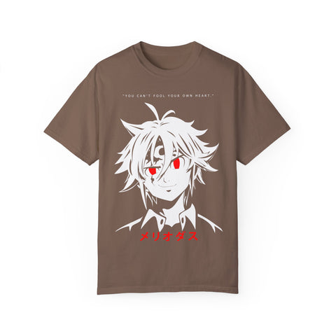 Anime-Inspired Unisex T-Shirt – 'You Can't Fool Your Own Heart' Design