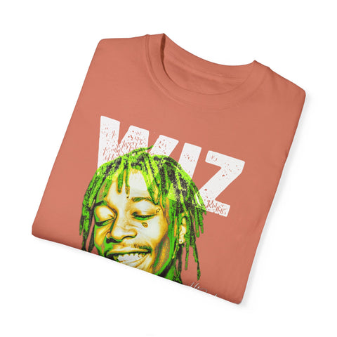 Unisex Garment-Dyed T-Shirt - Celebrate Wiz Khalifa's Legacy - Vibrant Graphic Tee