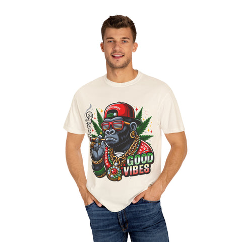 Good Vibes Gorilla Unisex T-Shirt – Fun & Relaxed Style for Chill Occasions