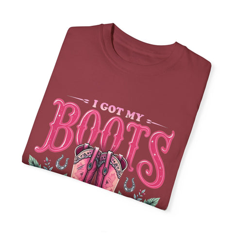 I Got My Boots on the Ground Unisex T-Shirt - Stylish Country Vibe, Perfect for Music Festivals and Casual Outings