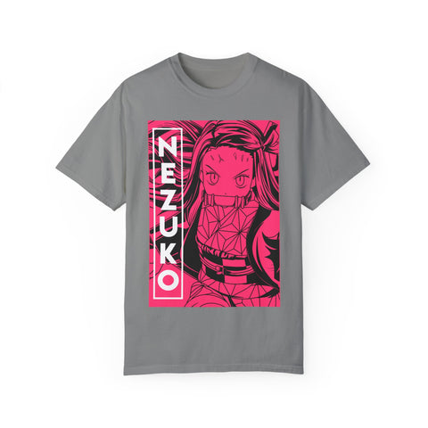 Nezuko Anime T-Shirt - Unisex Garment-Dyed Tee