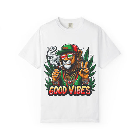 Good Vibes Unisex Garment-Dyed T-Shirt