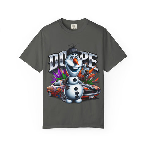 Dope Olaf Graphic T-Shirt for Disney Fans