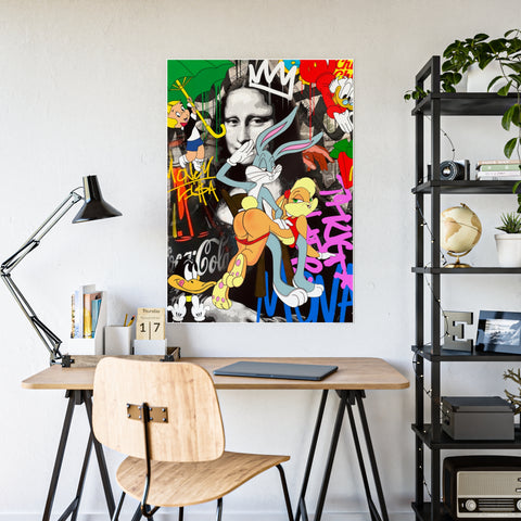 Vibrant Gloss Posters - Retro Cartoon Art Decor for Home or Office