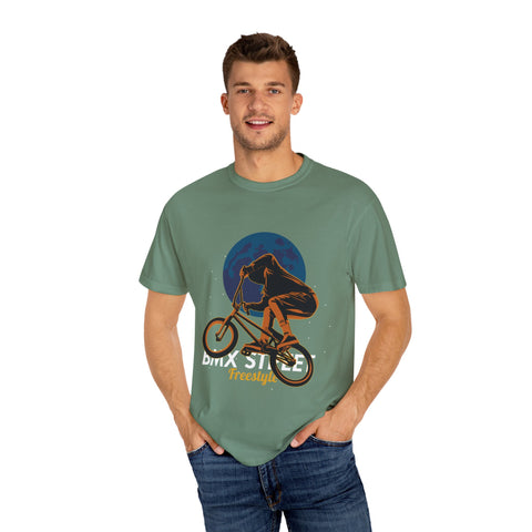 BMX Style Freestyle Unisex Garment-Dyed T-Shirt