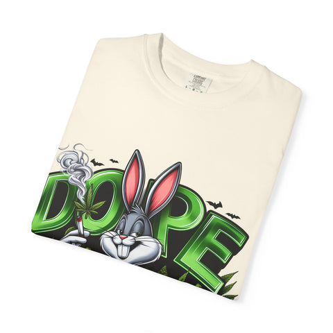 Cool Cartoon Bunny Graphic T-Shirt - DOPE Vintage Style