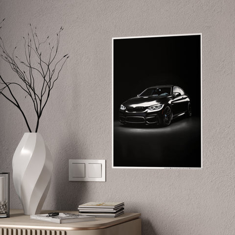 Luxury Car Gloss Poster - Modern Automotive Wall Art for Enthusiasts