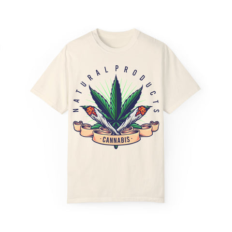 Cannabis Natural Products T-Shirt - Unisex Garment-Dyed Tee for Eco-Conscious Individuals