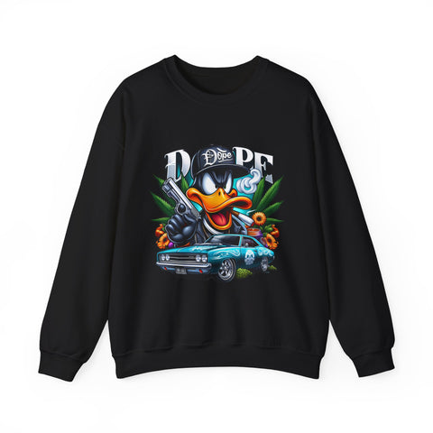 Cool Duck Graphic Crewneck Sweatshirt - Unisex Heavy Blend™ - DOPE Design