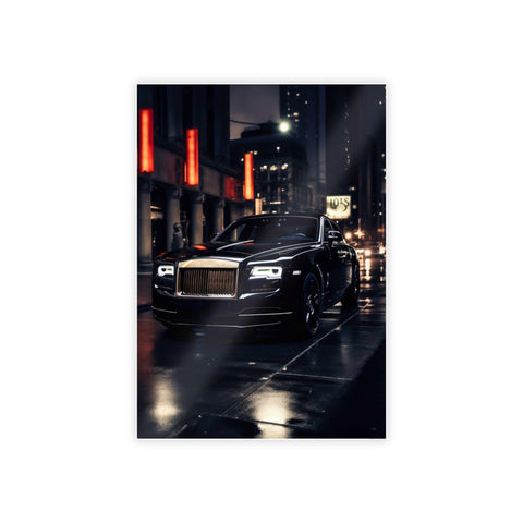 Luxury Car Gloss Poster - Elegant Urban Decor
