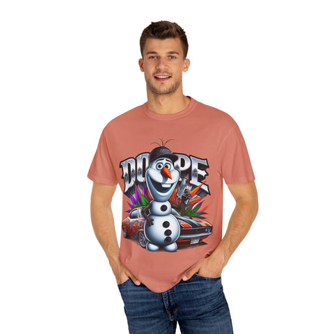 Dope Olaf Graphic T-Shirt for Disney Fans