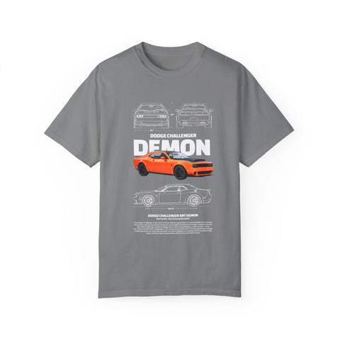 Dodge Challenger Demon T-Shirt - Unisex Vintage Car Tee